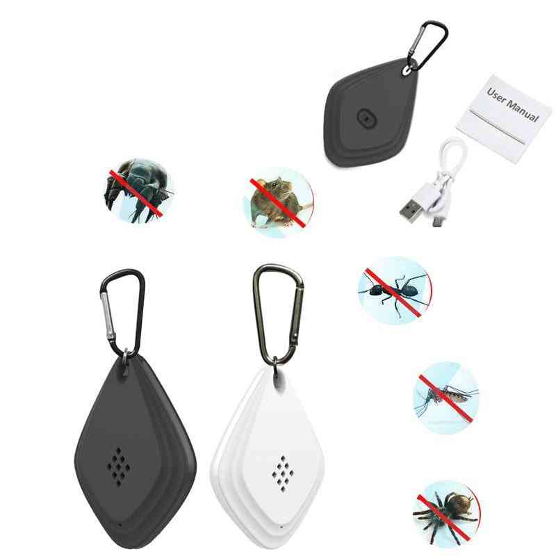 Portable Ultrasonic Pest Repeller-usb Charging With Hook