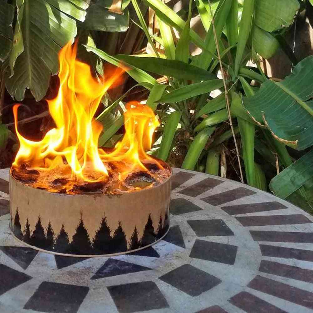 Prenosná vonkajšia záhrada na ľahké použitie, ohnisko, cestovné kempingové kúrenie na ohnisko