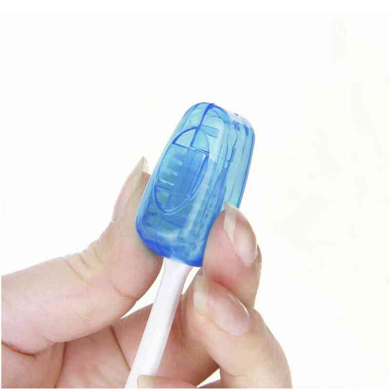 Portable Plastic Toothbrush Case Cover For Travel, Hiking And Camping