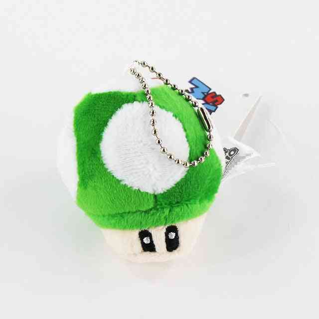 Super Mario Bros Mushroom Plush Keychain/pendant Toy