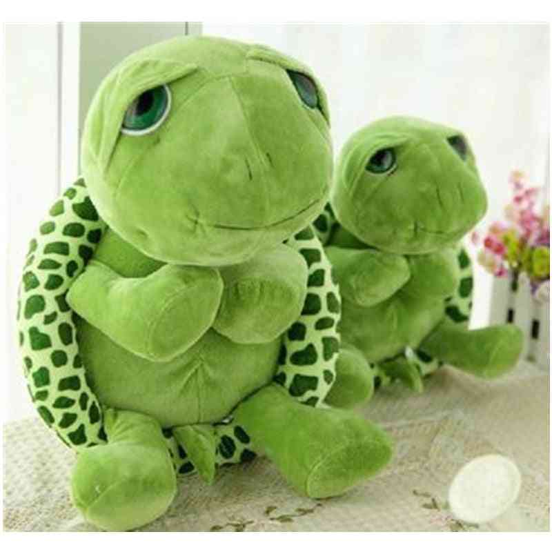 Army Green Big Eyes Turtle Plush Toy Birthday, Christmas