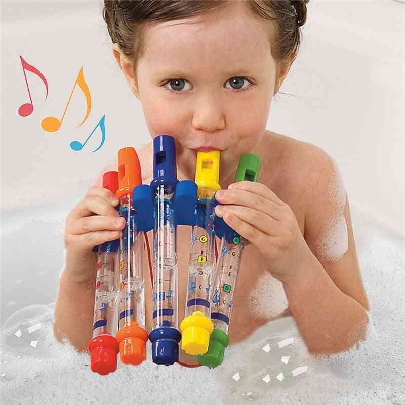 Colorful Water Flute Toy For Kids - Bath Tub Tunes, Fun Music Sounds For Baby Shower