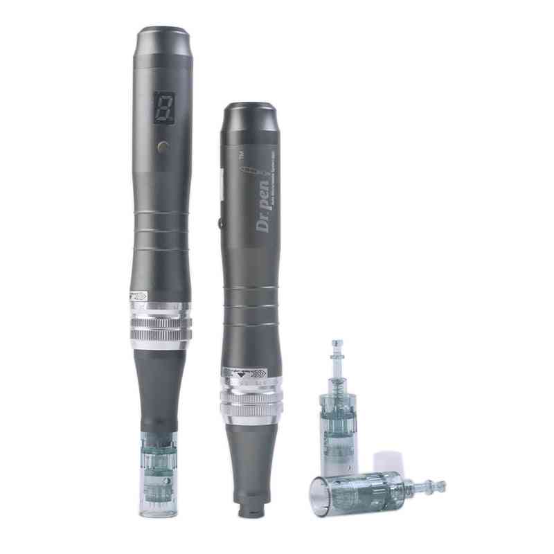 Professionelle kabellose Digitalanzeige -6 Stufen dr. pen ultima m8 microneedling pen aus wiederaufladbaren hautpflegesets
