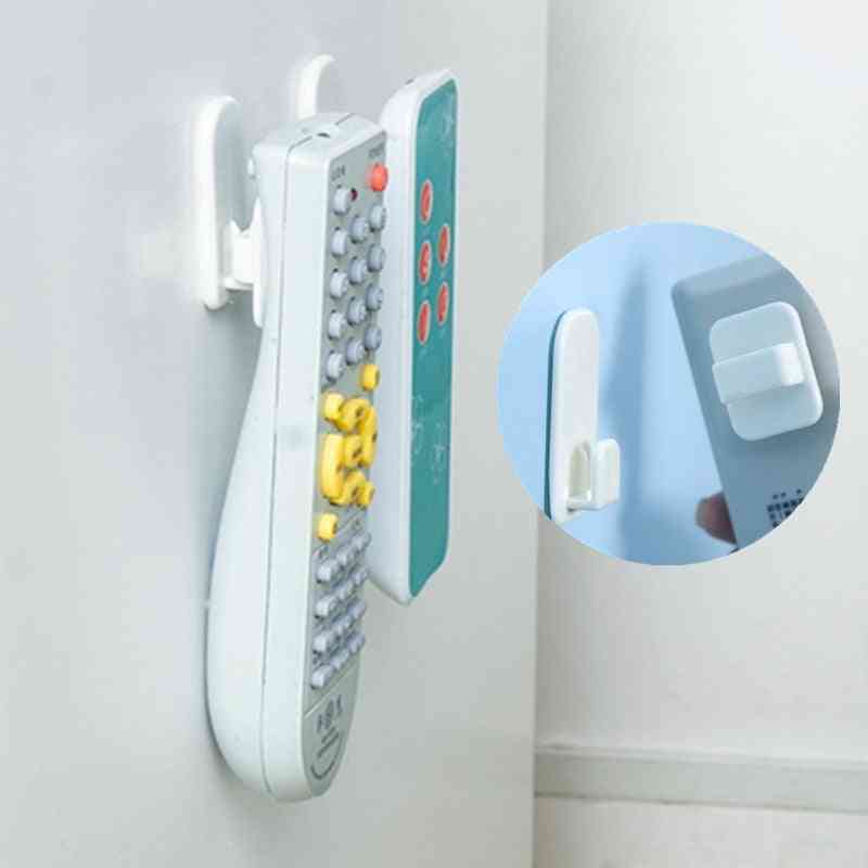 Air Conditioner, Tv Remote Control, Sticky Plastic Hooks Wall Storage Strong Hanger Set