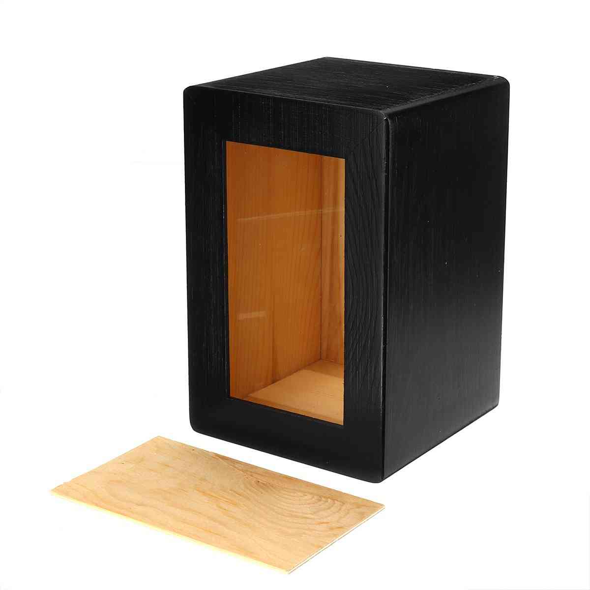 Drewniana urna kot / pies / ptak może umieścić szkatułkę na zdjęcia 16x10,5x10,5cm-