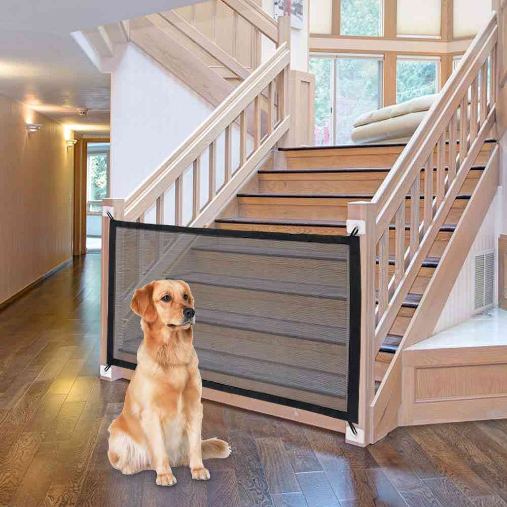Poarta pentru câini gard de plasă ingenios pentru consumabile pentru interior și exterior siguranță pentru poartă, plasă de siguranță pentru câini
