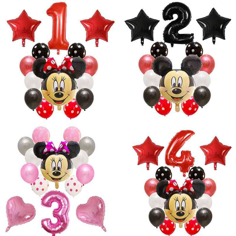 Minnie & Mickey Mouse Foil Balloons For Decoration