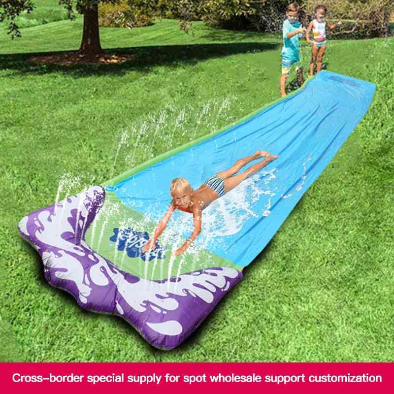 Tobogán acuático inflable para niños - piscina de surf y tobogán - 01 amarillo