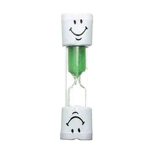 Temporizador de cepillo de dientes para niños Reloj de arena de 2 minutos - Reloj de arena para decoración del hogar - Verde