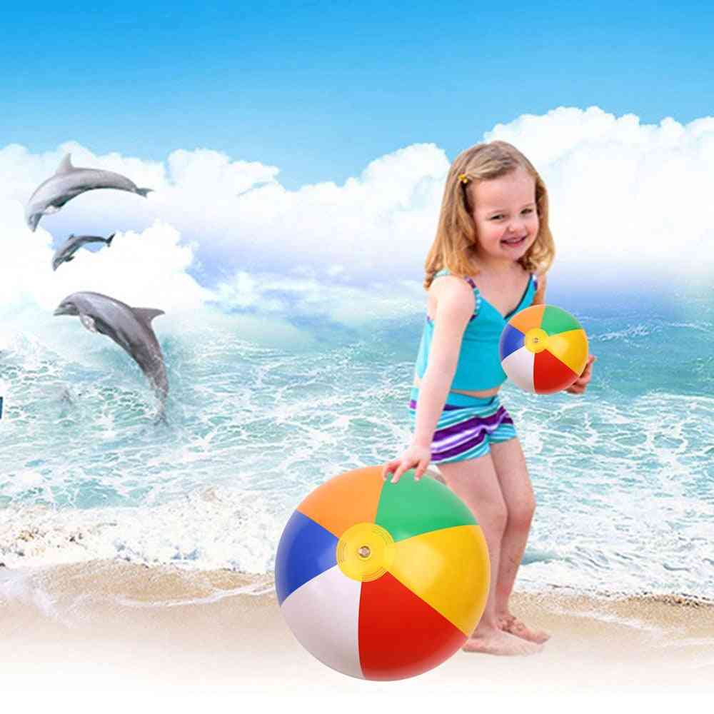 Play Ball Inflatable Water Balloons -rainbow-color For Pool