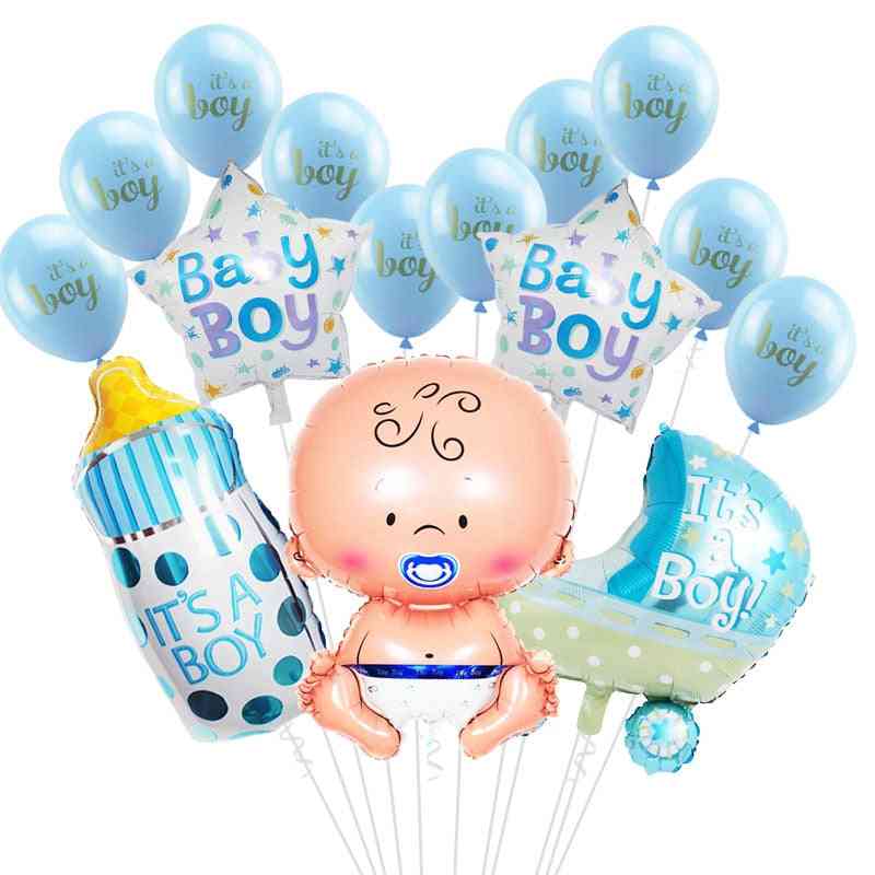 Baby Boy / Girl Shower Balloons For 1st Birthday Party Decorations