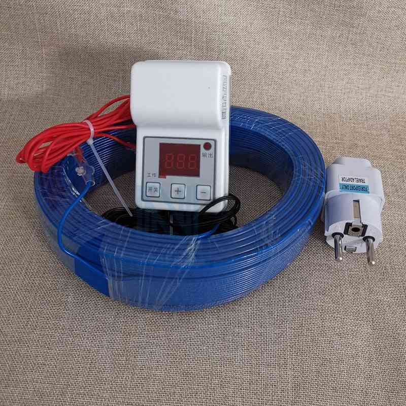 Heating Wire+temperature Controller Set - Greenhouse Warm Underfloor Air Cable