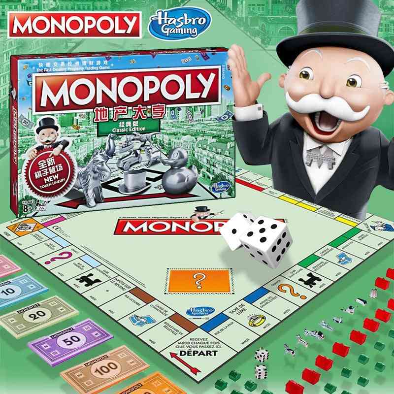 Joc de tranzacționare rapidă imobiliară pentru monopolul hasbro pentru mărfuri pentru jocuri pentru adulți versiunea chineză (versiunea chineză)