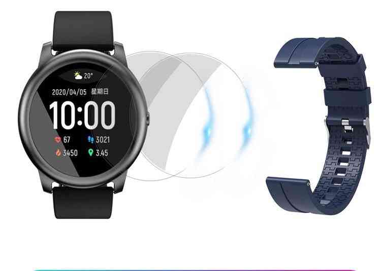 Solsikker klokke-vanntett pulsmåler som støtter Bluetooth. for iosand android - svart