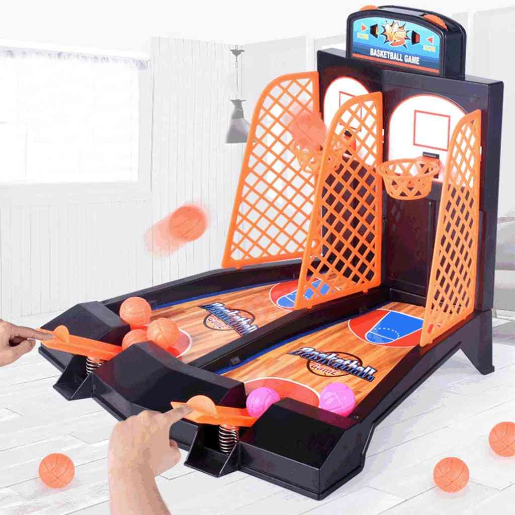 Basketball Shooting Game Desktop Table Reduce Stress Set Sports Toy For Adults