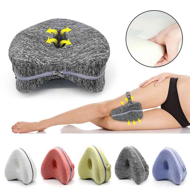 Orthopedic Pillow For Sleeping - Foam Leg Positioned Pillows, Knee Support Cushion
