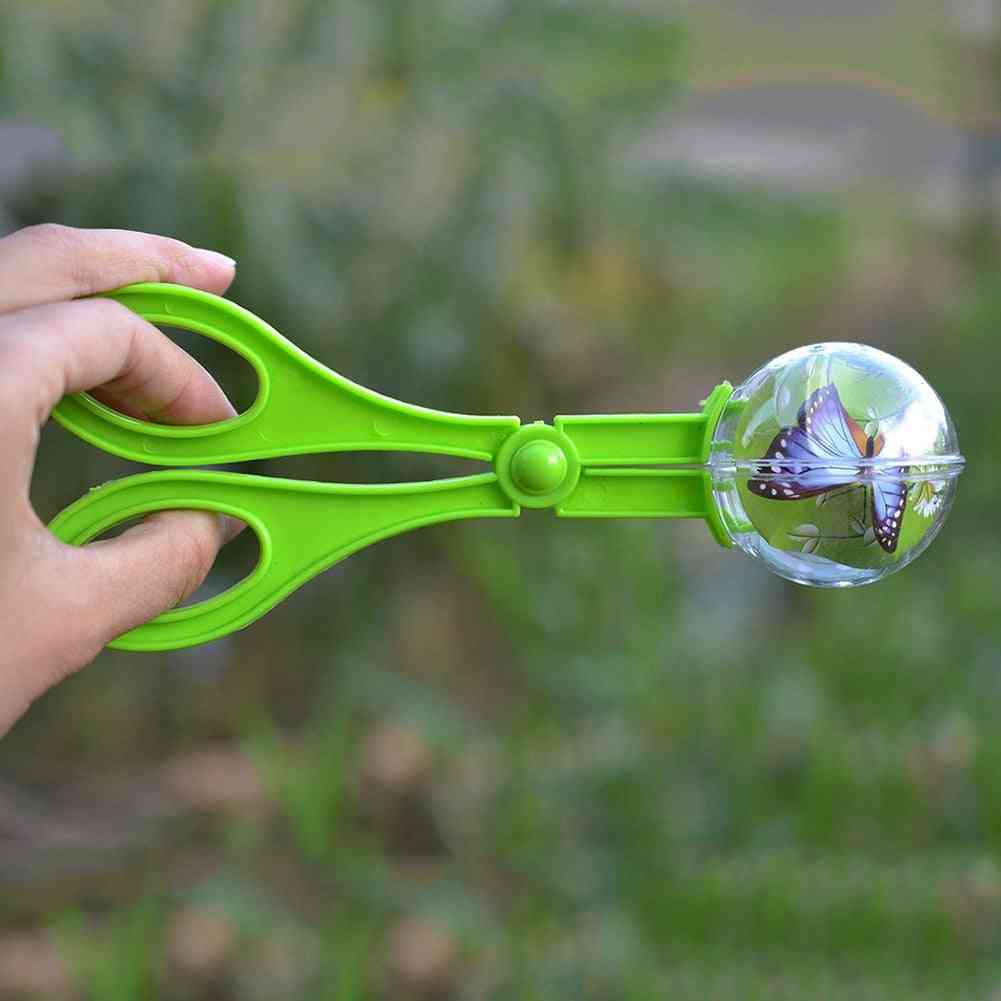 łapacz owadów nożyczki szczypce szczypce szufelka zacisk narzędzie do czyszczenia zabawek dla dzieci - 2 szt