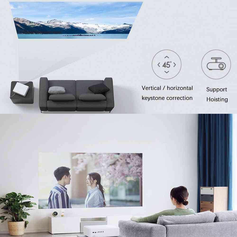 Projecteur laser 1080p full hd 2400 ansi lumens android wifi bluetooth forhome theatre 16gb -