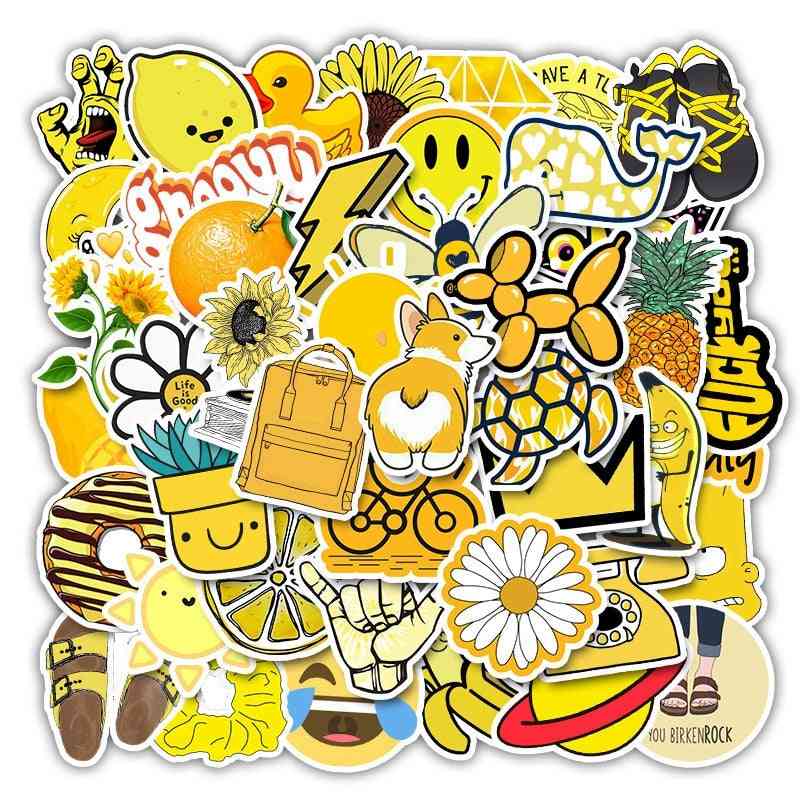 35/50pcs Vsco Sticker For Kids Anime Laptop- Pack Skateboard Motorcycle Vsco Girl Fors Cool Animal Stickers