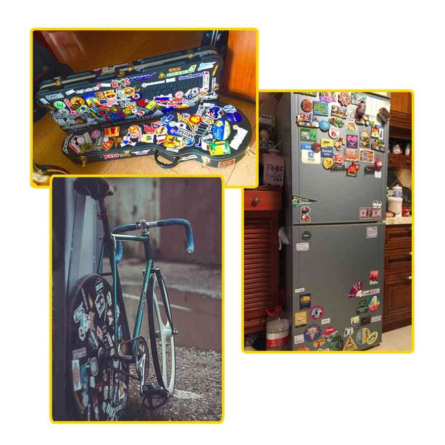 50 kpl retro-tyyppinen tarra - graffiti-matkan hauskoja jdm-tarroja DIY-tarroille matkalaukussa, matkatavaroissa, kannettavassa tietokoneessa, polkupyörässä, rullalaudassa, autossa