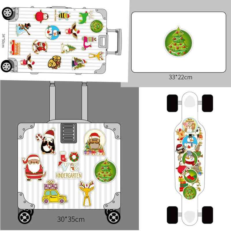 10/30/50pcs Waterproof Cartoon Totoro Spirited Away Girl Stickers Skateboard, Suitcase, Guitar, Graffiti Kids Toy