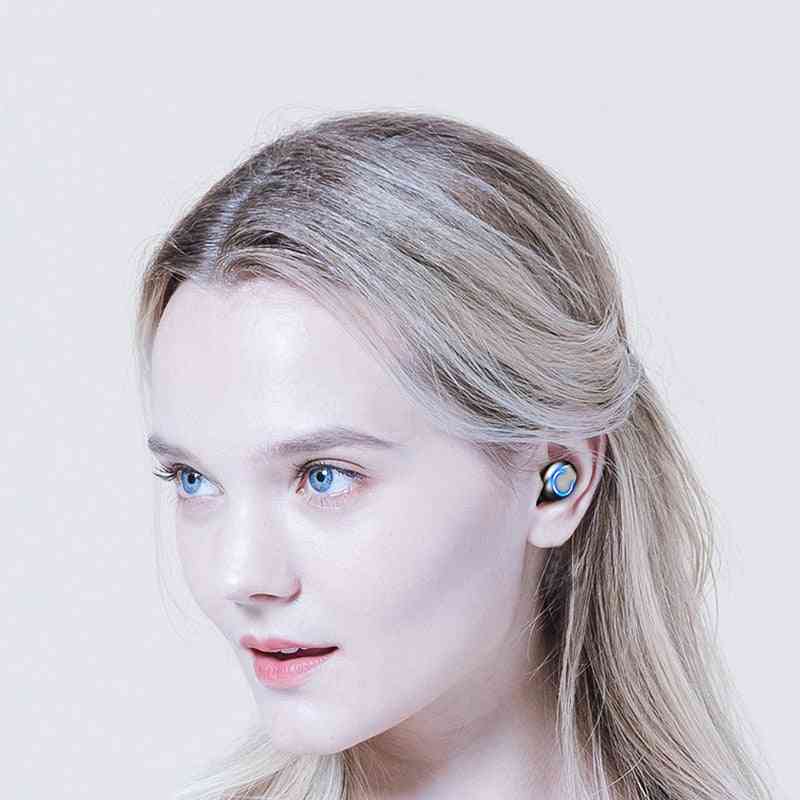 F9 Wireless Headphones - Bluetooth 5.0 Earphone Tws Hifi, Mini Running Headset Ios And Android