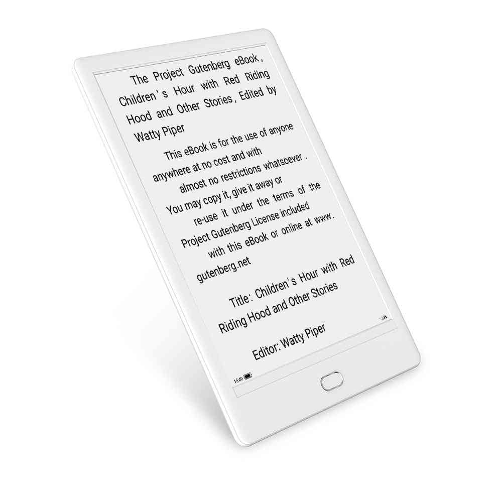 E-läsare med 7,8 '' 300ppi pekskärm för e-bläck 8 kärnor 1,5 GHz, inbyggd hörbar 2 g / 32 GB Android 6.0 present blyertsledning -