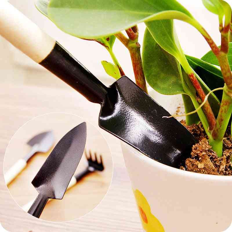 Wooden Handle Mini Spade For Plants Maintenance -  Soil Shovels