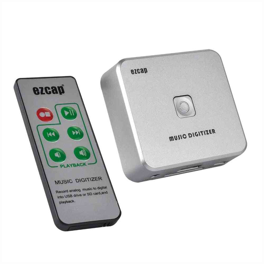Digitalizator de muzică - înregistrare analogică la digitală în unitate USB sau card SD și redare