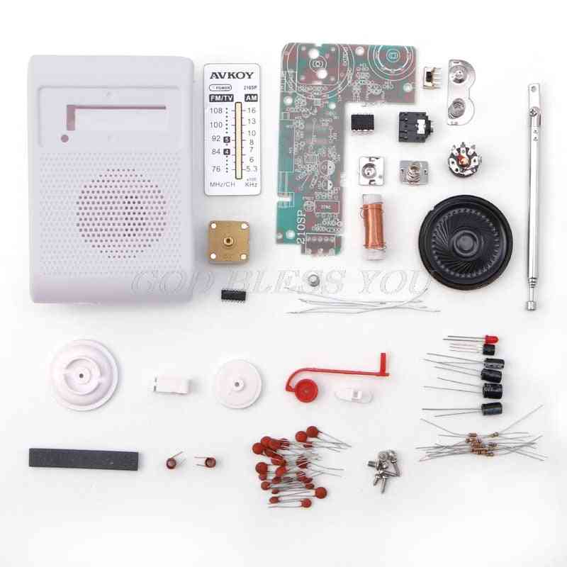 Cf210sp am / fm sztereo- rádió készlet DIY elektronikus összeszerelő készlet tanuló számára