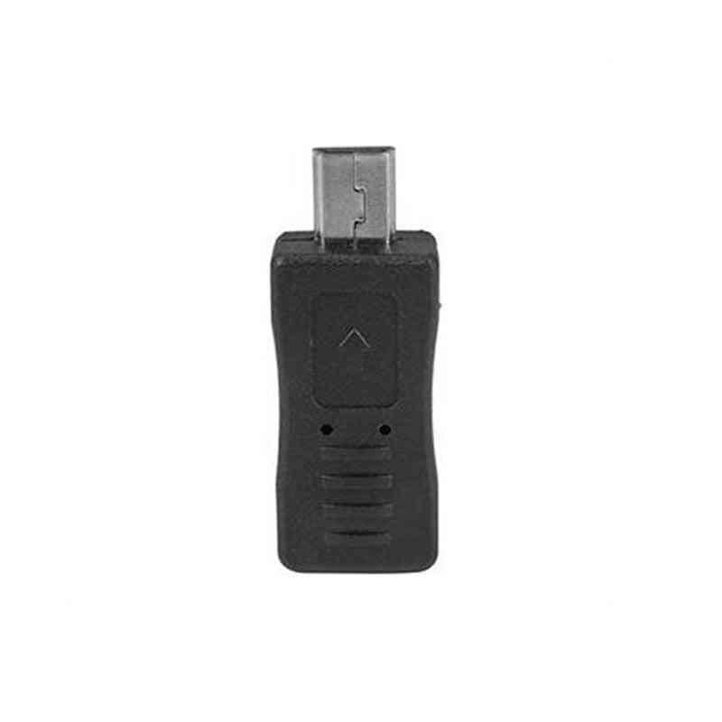 Zwarte micro mini usb adapter oplader converter adapter -
