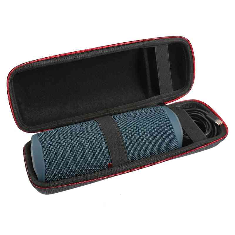 Portable Protective Carrying Hard Shell Storage Case With Carabiner For Jbl Flip 5 Flip5 Speaker
