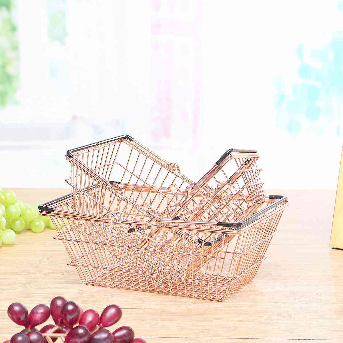 Portable Mini Supermarket Shopping Basket- Kids