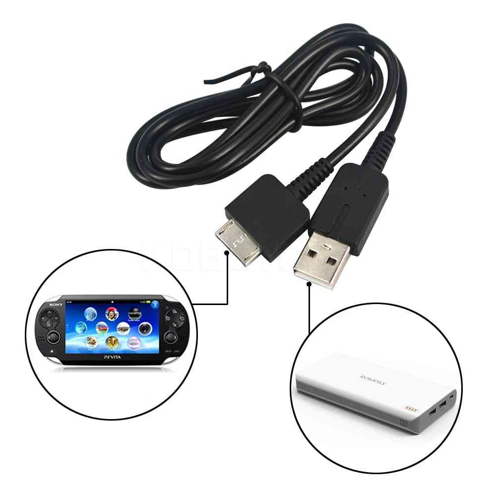 Cablu încărcător USB 2 in1, transfer de date, adaptor de alimentare pentru cablu de sincronizare, fir pentru son ps psvita ps vita pentru psv