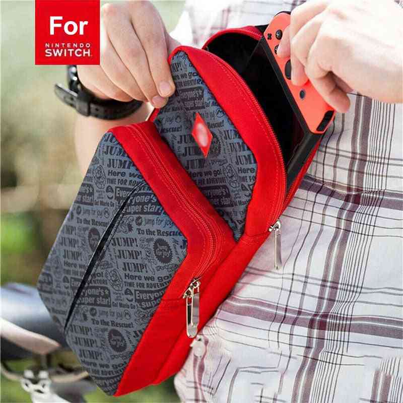 Crossbody Shoulder Storage Bag For Nintendo Switch, Console & Dock Game Accessories