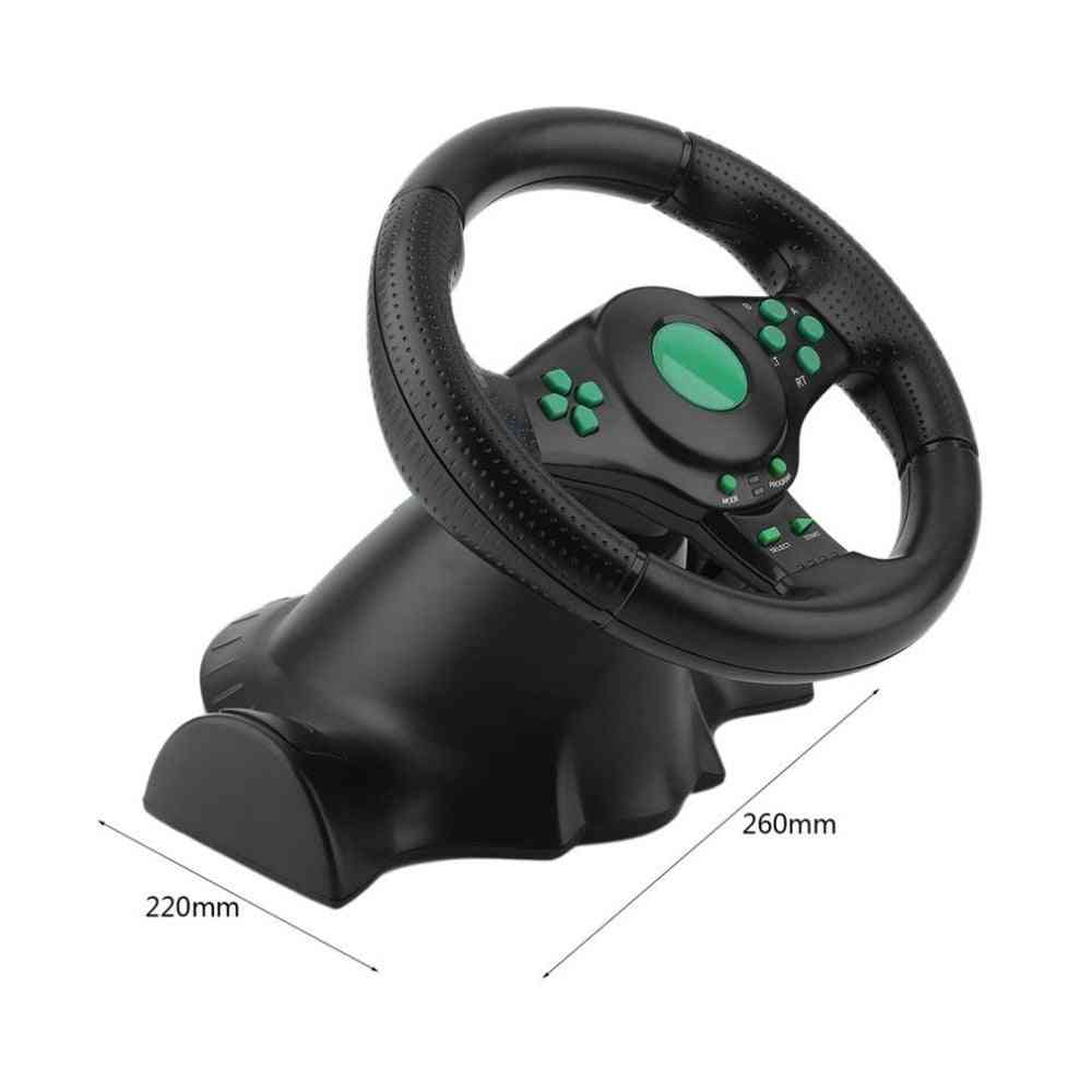 180 Degree Rotation Gaming Vibration Racing Steering Wheel With Pedals For Xbox 360 For Ps2 For Ps3