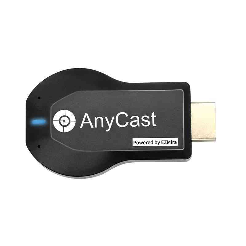 Anycast m2 plus sans fil hdmi média vidéo wi-fi 1080p affichage, récepteur dongle adaptateur android tv stick dlna airplay miracast -
