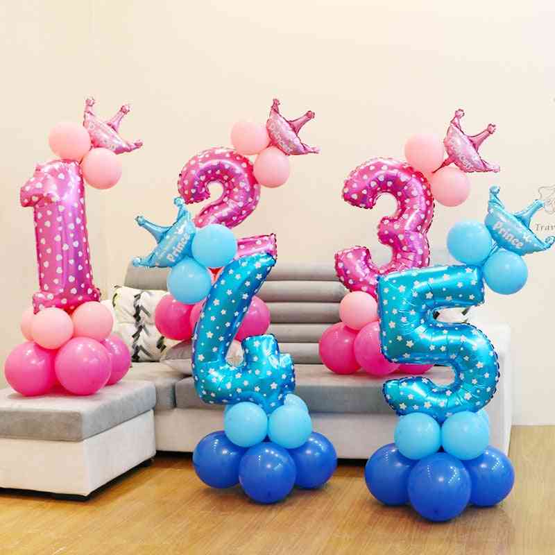 Cute Number Foil Balloons For Party Decorations