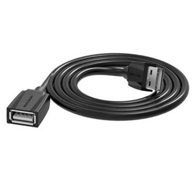 USB 2.0 förlängningskabel data hane till hona kabelförlängare för laddning av telefon usb2.0 förlängning - 100 cm