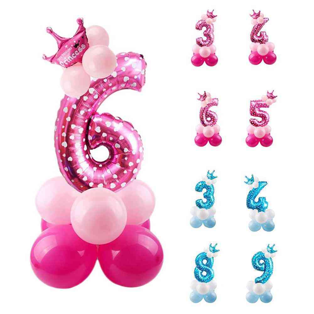 Digital Balloons - Birthday Party Theme Decor