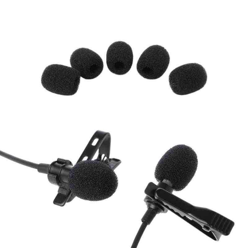Round Ball Lavalier Microphone Foam -windscreen Sponge Windshields