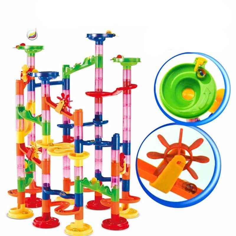 Mramorna trkačka staza - konstrukcija građevinskih blokova igračka
