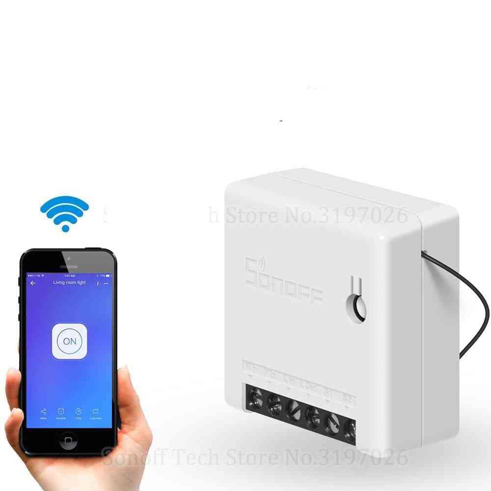 Smart Wifi Switch - Small Body Remote Control Via Ewelink App