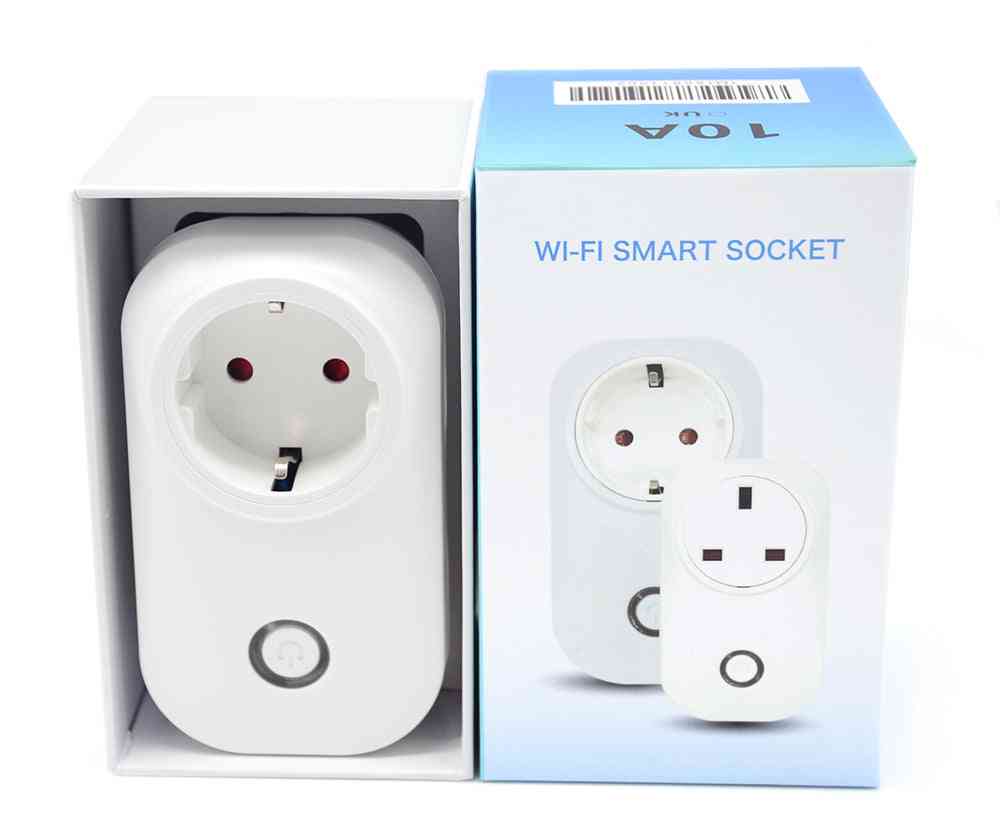 Wifi Smart Home Wireless Socket&app Remote Controlled-work With Alexa