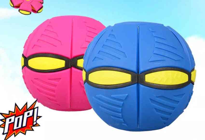 Creative Through Balloon, Children's Foot Magic Flying Saucer, Deformation Ball