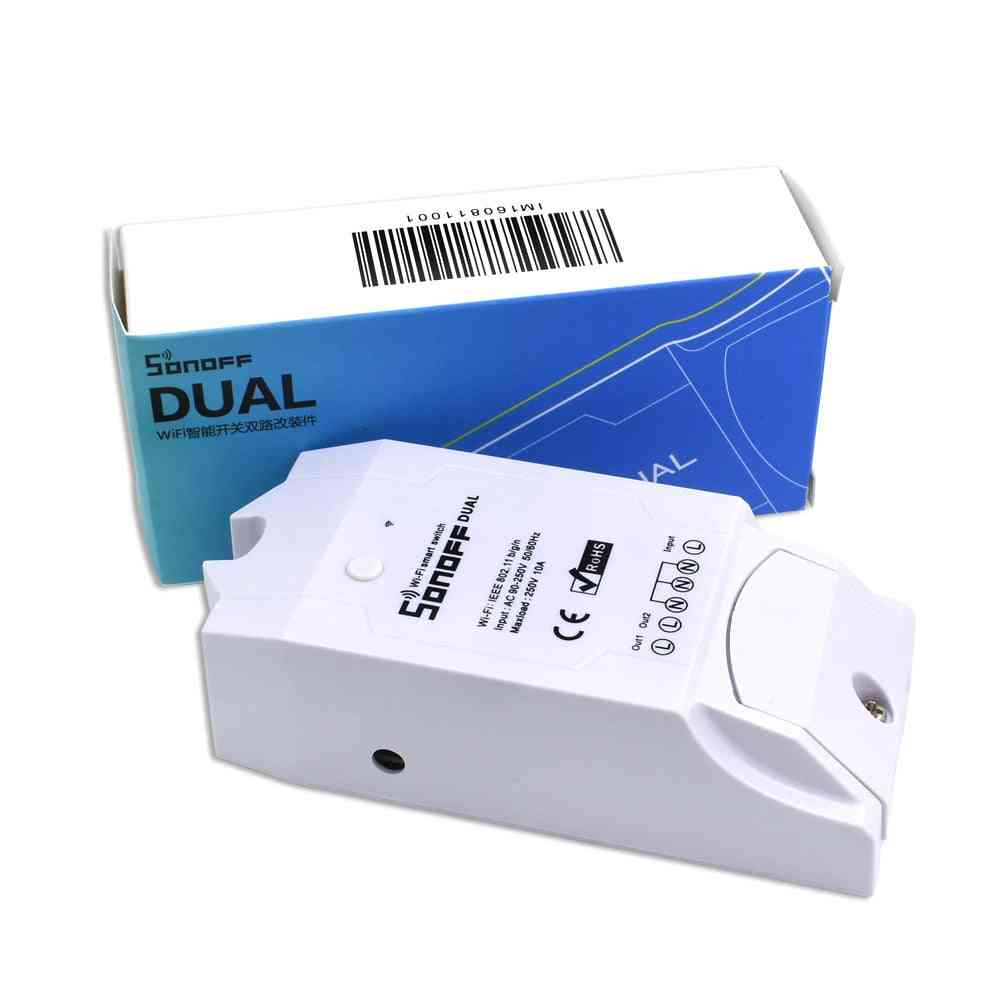 Dual Wireless Wifi Timing Smart Relay For Automation Remote Controller