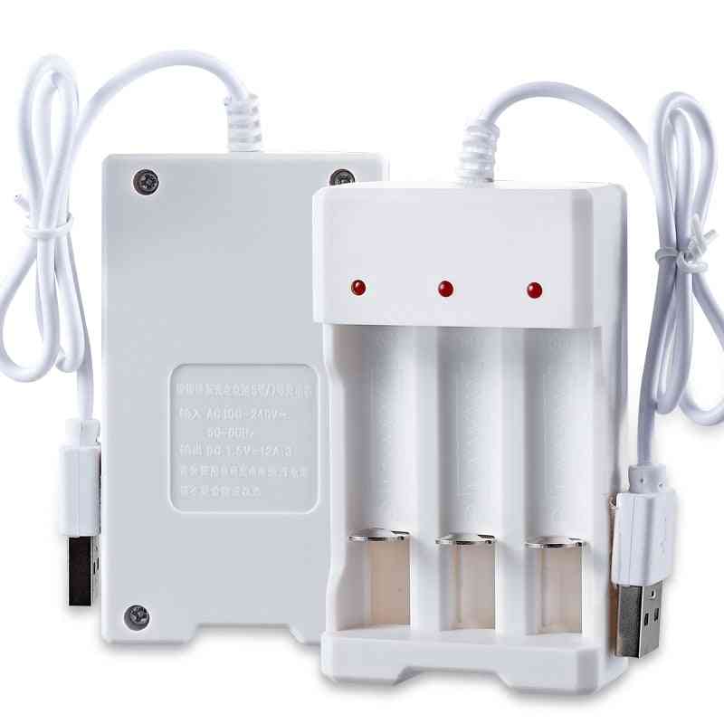 универсално зарядно устройство за USB изход - адаптер за 2/3/4 слот за бързо зареждане aa / aaa
