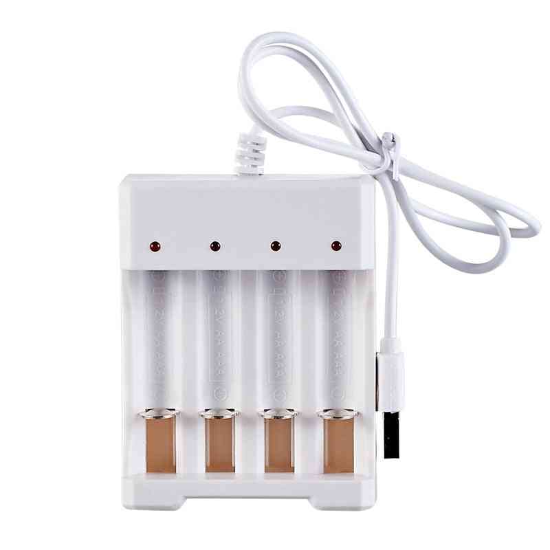 Universal Usb Output Battery Charger - 2/3/4 Slot Adapter For Aa / Aaa Rechargeable Quick Charge