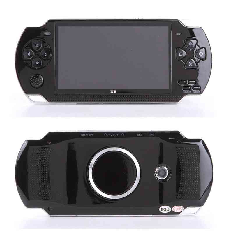 Console di gioco portatile con schermo di gioco - nero