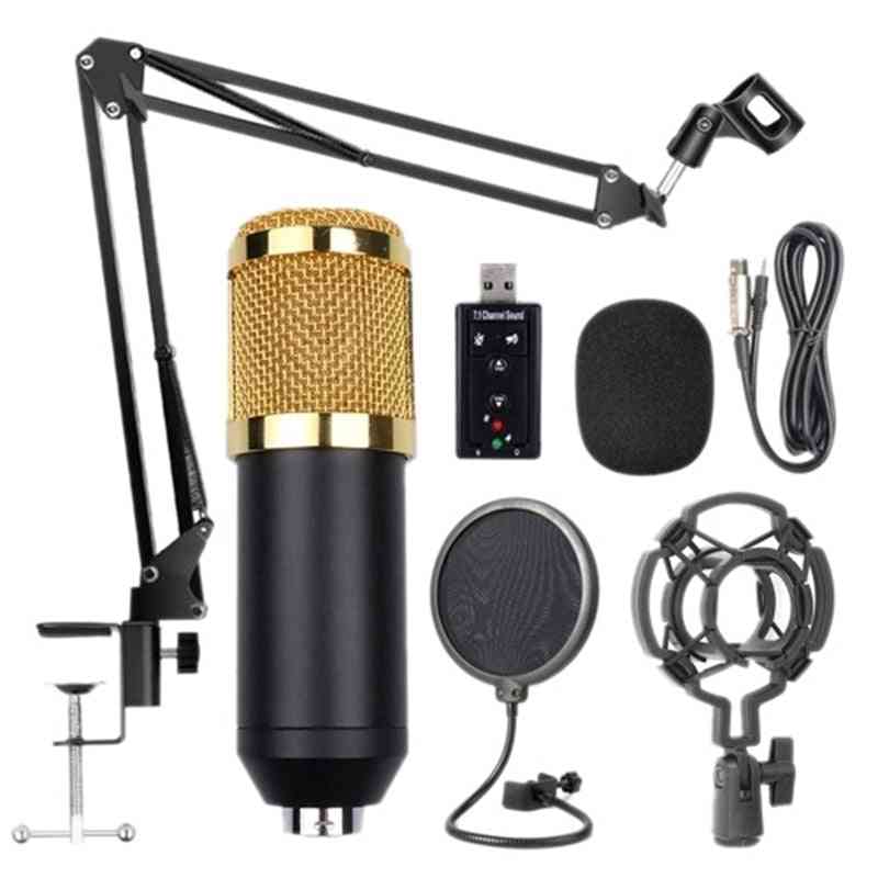 Bm800 Professional Suspension Microphone Kit - Broadcasting Recording Condenser